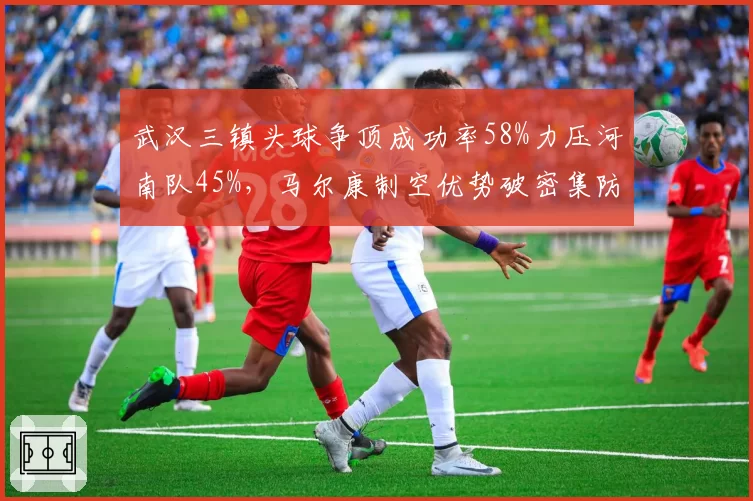 武汉三镇头球争顶成功率58%力压河南队45%,马尔康制空优势破密集防守